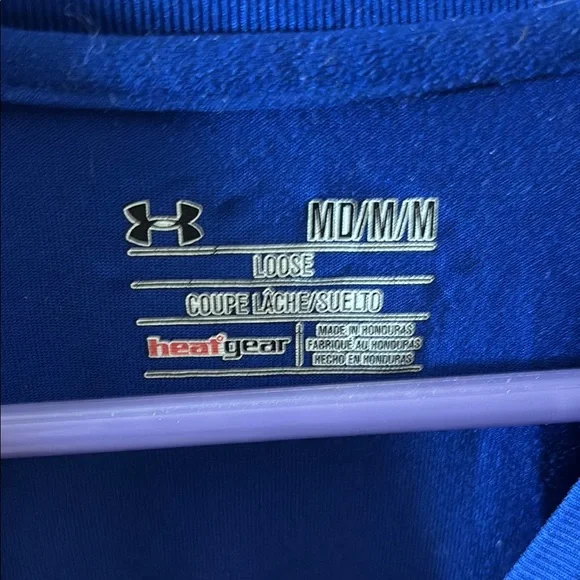 Under Armour Men's Blue T-Shirt - Picture 3 of 5